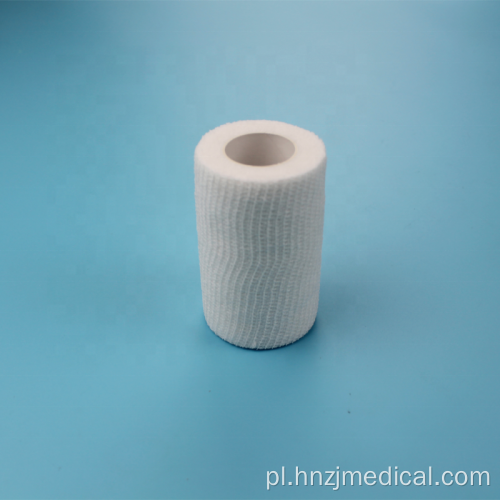 Czysty elastyczny bandaż z tkaniny bawełnianej 100%